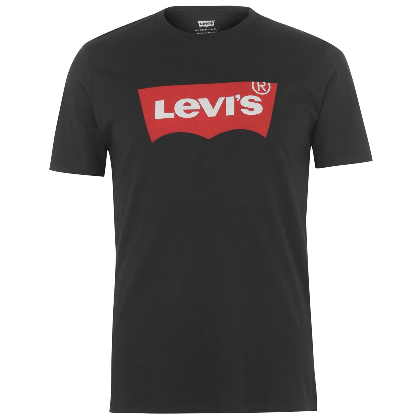 Levi's Herren Graphic Set-In Neck T-Shirt, Batwing Logo, Graphic H215-Hm Black, XXS