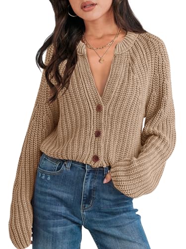 Image of ReachMe Women's Long Sleeve Open Front Cable Knit Cardigan