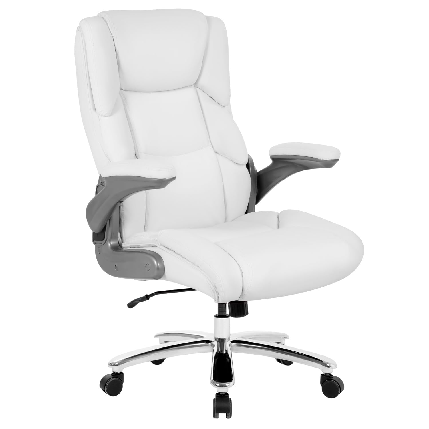 Office Chair Computer Desk Chair Big and Tall Office Chair 400lbs Heavy Duty Mesh Ergonomic Computer Chair with Armrest Rolling Swivel Computer Pu