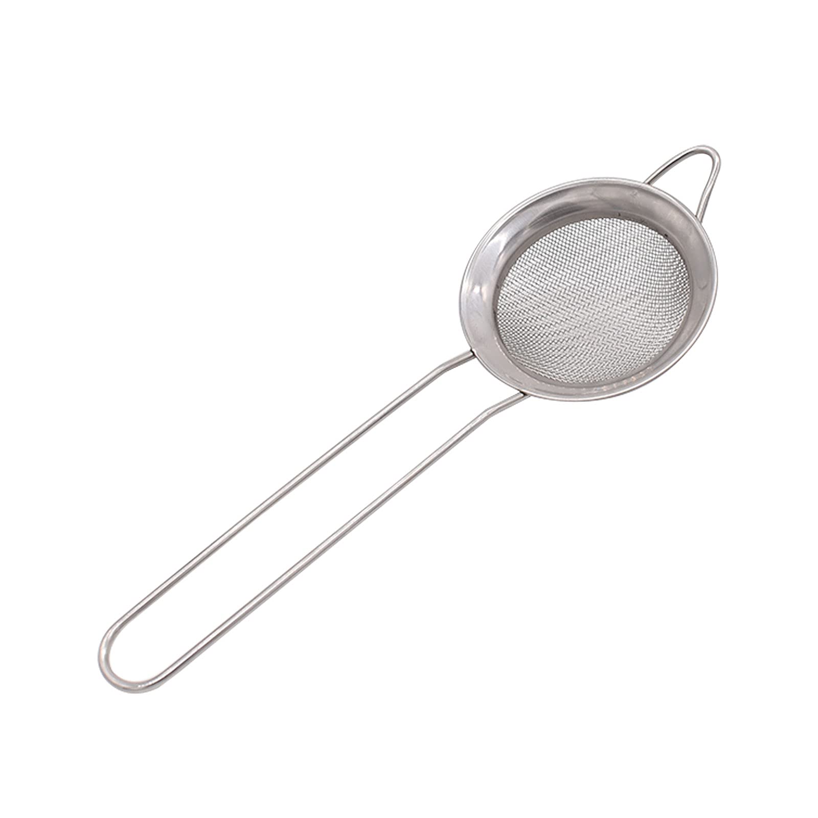 Passoire à thé – Tamis à thé en vrac – 6,7 cm de diamètre – Petit ustensile de cuisine en métal – Mini tamis à mailles avec poig