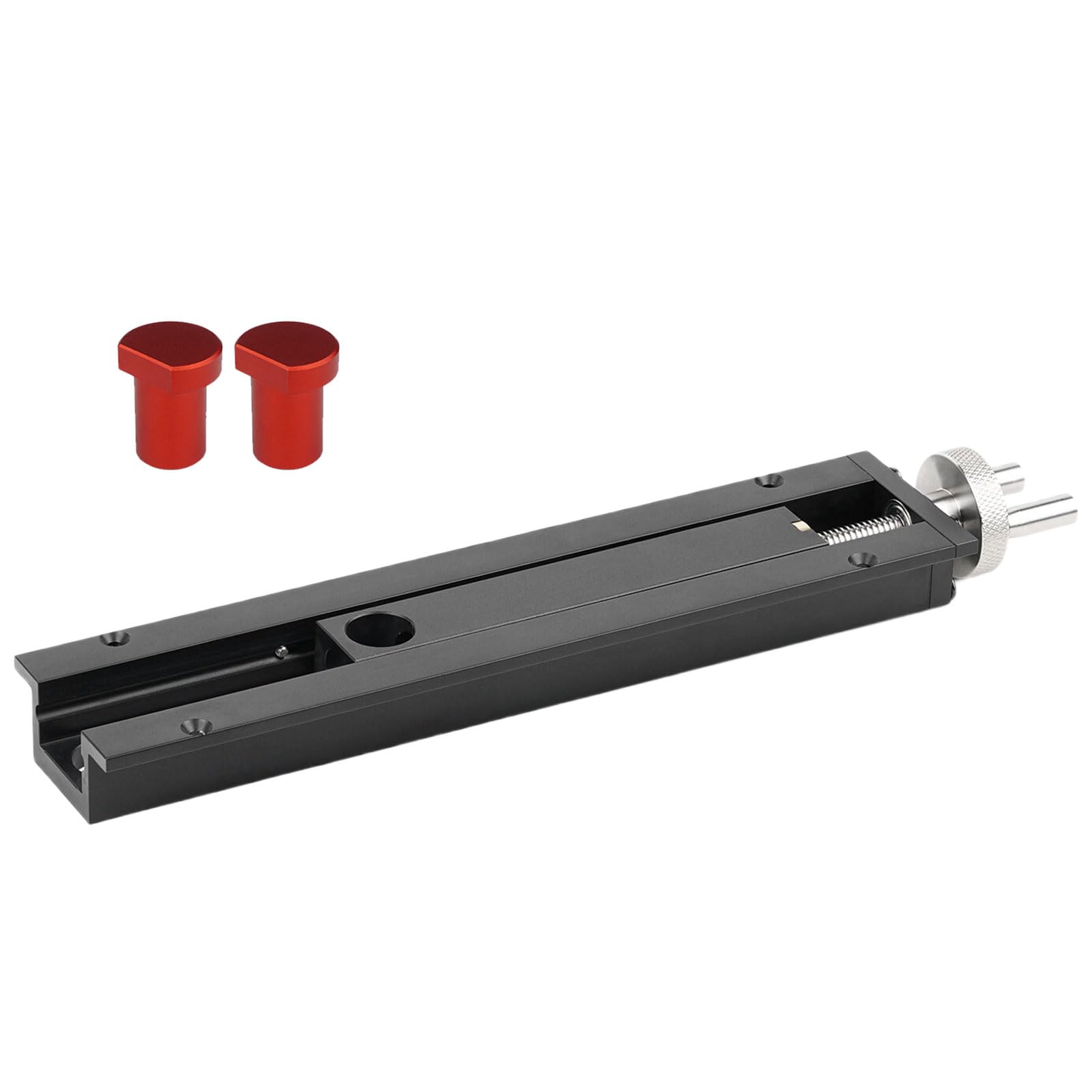 Zbiianxer Red Aluminum Alloy T Woodworking Table End Wrench Quick Inertial Vise Clamp Clip Desktop Clip Desktop Clamp Pliers Fixing Tool Quick Vise