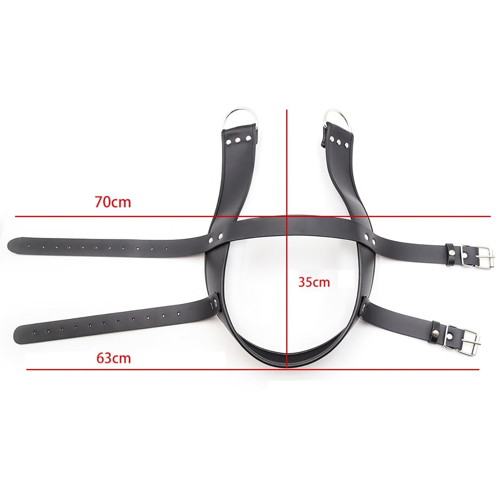 Jouet Sexuel pour Adulte, Harnais de tête réglable BDSM pour Hommes et Femmes Adultes, contraintes de Bondage, Jouet Sexuel érotique pour Couples