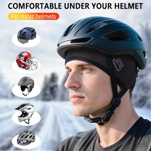 Winter Thermal Skull Cap for Men Windproof Helmet Liner with