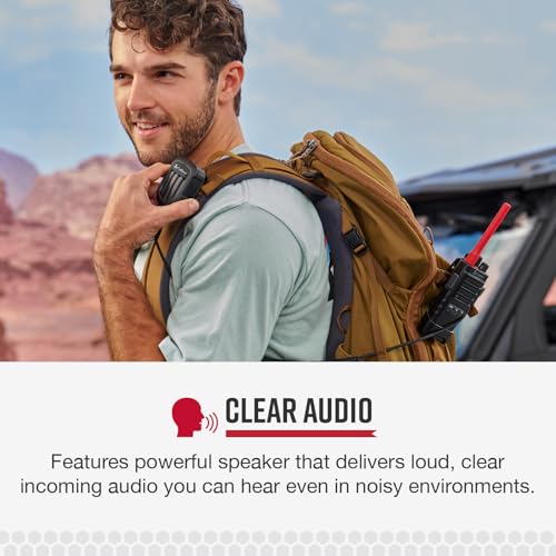 Image of Cobra Shoulder Speaker Microphone - Speaker Mic with Push-to-Talk Button for Cobra Two-Way Radios with 2.5mm Plug