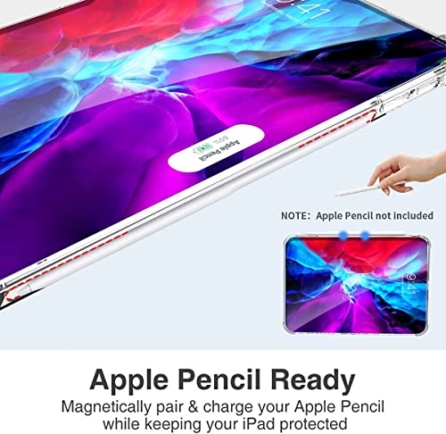 Transparent Case for iPad Pro 12.9 inch Case 2021 (5th Gen) Clear Shock Absorbing Flexible TPU Protective Cover Compatible with Pencil for iPad Pro 12.9 2021/2020 - Image 4