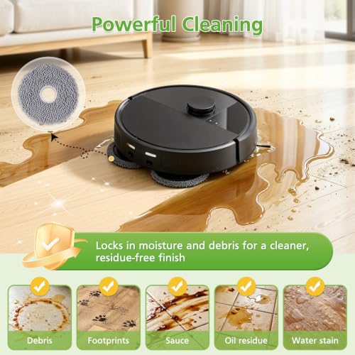 Image of 10 Pack Mop Pads Compatible With iRobot Roomba 505X, Plus 405 /505 Combo