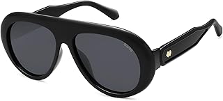 SOJOS Trendy Oversized Polarized Aviator Sunglasses Womens Men Retro Vintage 70s Style UV Protection Sun Glasses SJ2390