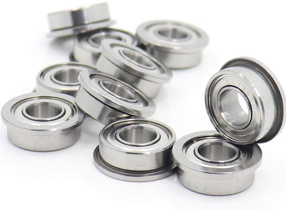 LHNBGTUIW TMP1105 Flange Ball Bearings F686ZZ F686Z Flanged Bearing ABEC-5 6135 mm Deep Groove F686 ZZ F618/6ZZ