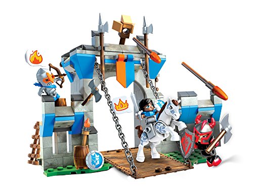 Mega Construx World - Playset Giocattolo Dragon Castle Clash 238 Pezzi con 3 Figure - Mega Bloks - FNY18