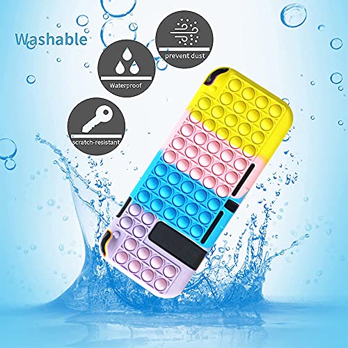 Capa protetora para Nintendo Switch Lite, Relieve Stress Push Pop Bubble Sensorial Toy Design, Capa