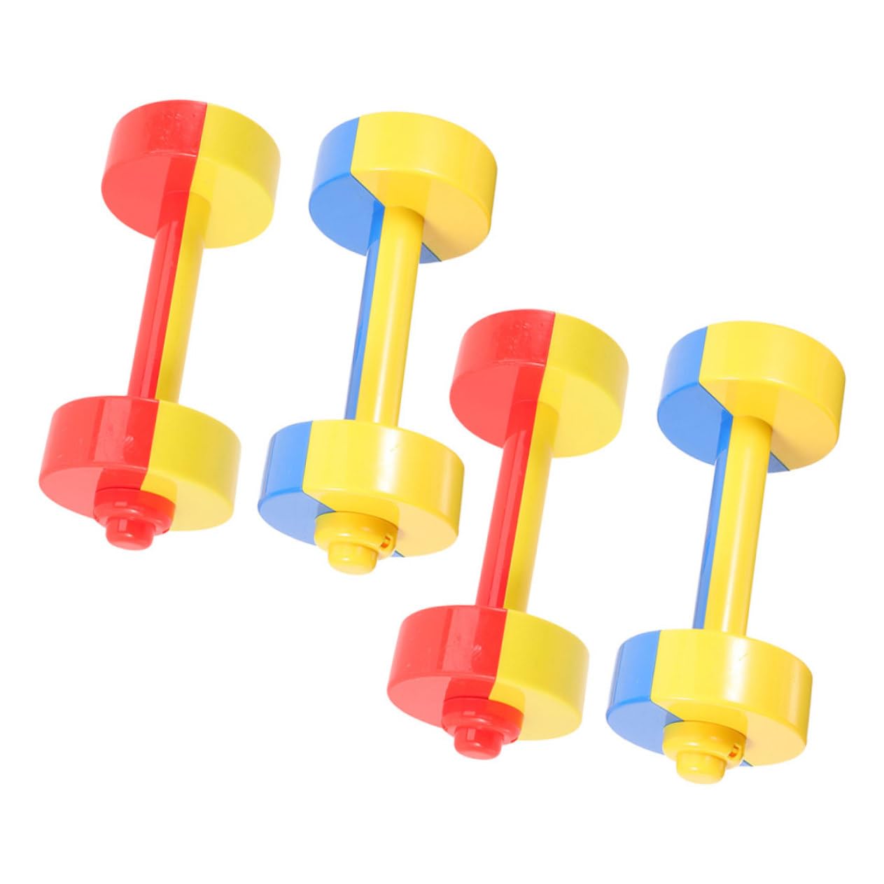 Sosoport 2pairs Boy Girl Dumbbells for Early Fitness Training Silent Use Boy Girl Weights for Gymnastics Lightweight Dumbbells
