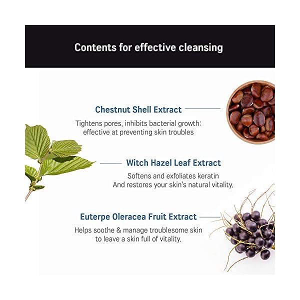 KKEUL-Korean-Skin-Care-Exfoliating-Foaming-Face-Wash-for-Men--Daily-Facial-Scrub-and-Pore-Cleanser-for-DryOily-Skin--Removes-Excess-Sebum-and-Blackheads-Helps-Shrink-Pores-with-Walnut-Shell-Powder Exfoliating Foaming Face Wash for Men, Korean Skin Care Daily Facial Scrub and Pore Cleanser, Removes Excess Sebum and Blackheads, Shrink Pores with Natural Walnut Shell Powder