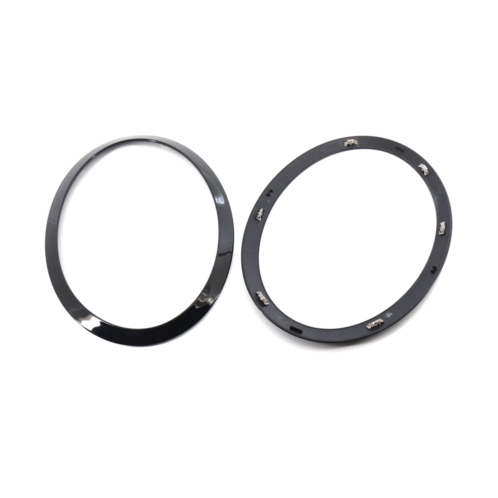 Karlak Scheinwerfer-Zierring 2 Stück Ersatz für F55/F56/F57 2014-2021 OEM 51137300631, 51137300632, 51712355791, 51712355798
