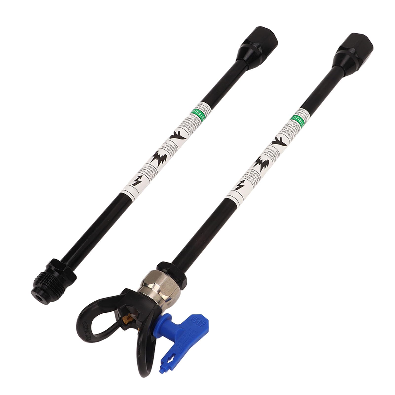 Spray Extension Rod, Stainless Steel Lightweight Spray Wand for Construction for Various Terrains (Black)