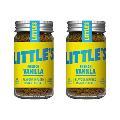 Little's French Vanilla Flavoured Instant Coffee 50g - Pack of 2 Cover