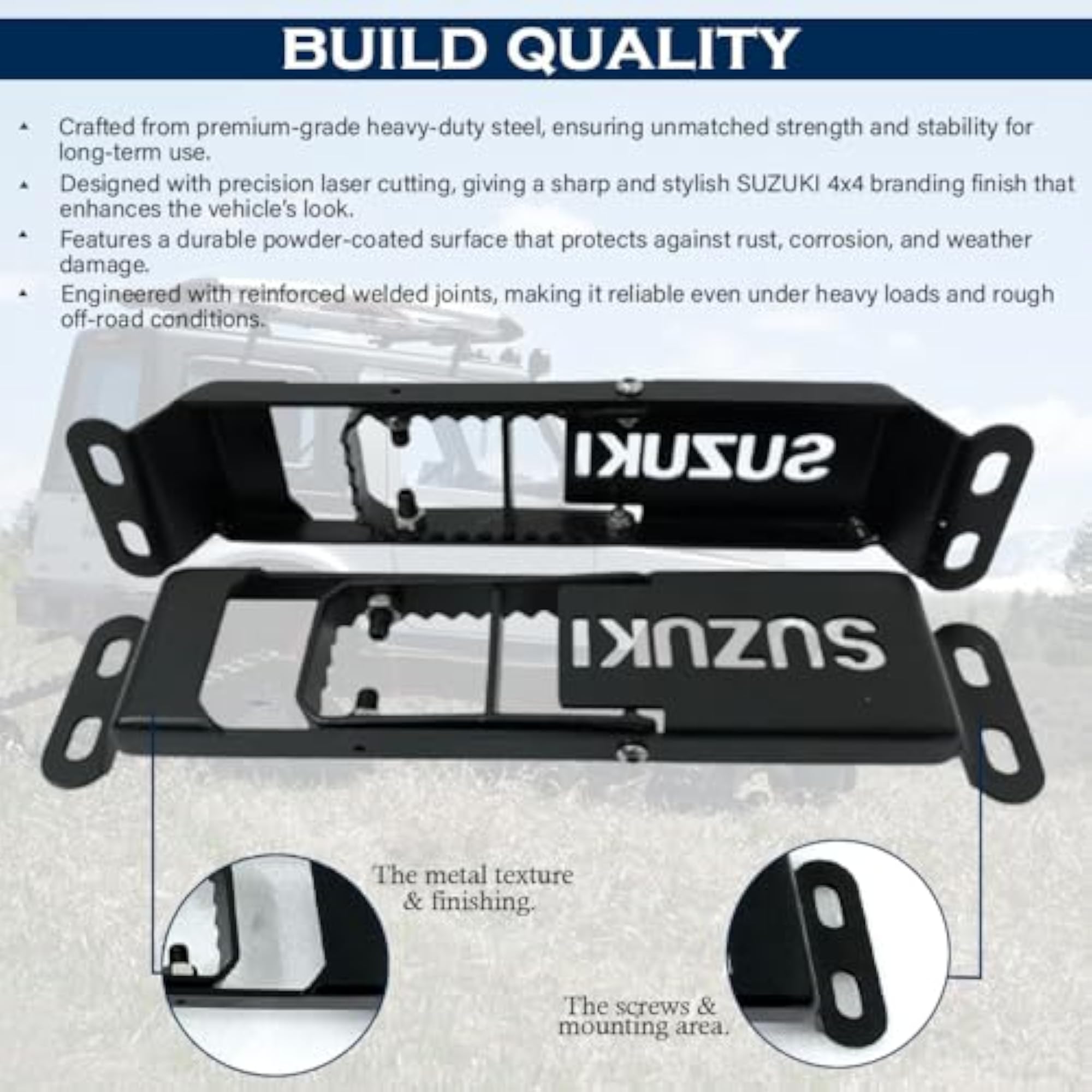 Foldable Car Door Step for Suzuki 4x4 Jimny