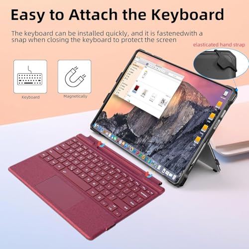 Coque Microsoft Surface Pro 7+ protection 12,3 pouces dragonne Type Cover - 6