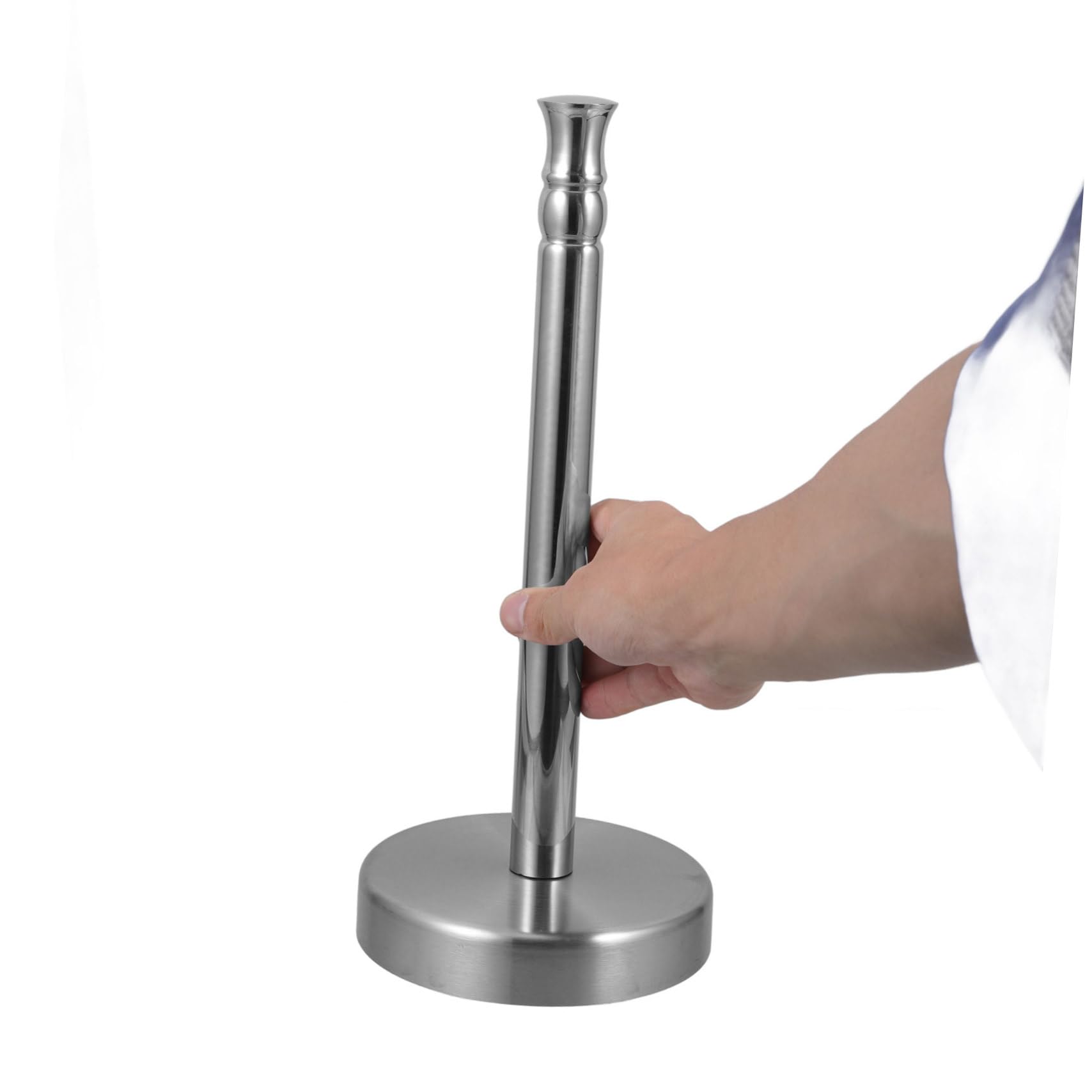 Alipis Portarotolo da Cucina in Acciaio Inox, 2 Pezzi, Design Verticale Salvaspazio per Pezzi di Carta e Pellicola, per Piano Cucina