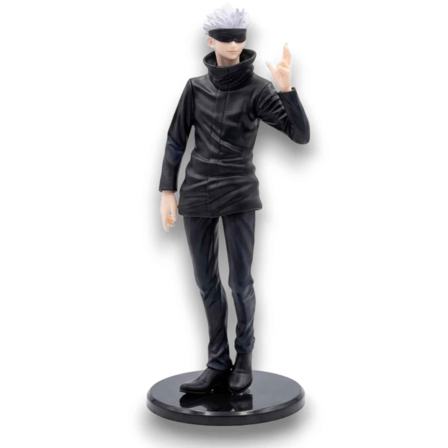 Gojo Satoru Action Figure 21 CM | Jujutsu Kaisen Anime Collectible PVC Statue | Premium Gojo Figurine for Desk Decor, Car Dashboard & Gift-image-30