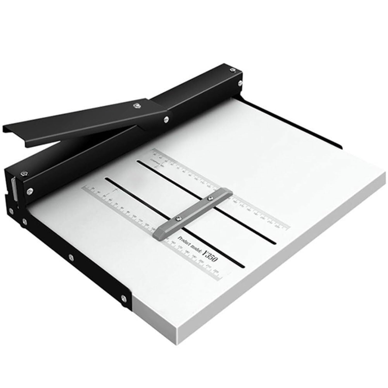 Cordonatrice Manuale, Piegatrice Carta da 350 mm con Righello di Posizionamento e Blocco Regolabile, profondità Scanalatura 0,8 mm, per Coupon, Etichette e Cartoncino