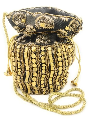 belelle Bolsos Bombonera HIndu | Bolso Bombonera Mujer Fiesta | Bolso de Mano de Mujer | Bolso Dorado | Bolso Bandolera | Bolsa Saco | Bolso Boda (Black) belelle Bolsos Bombonera HIndu | Bolso Bombonera Mujer Fiesta | Bolso de Mano de Mujer | Bolso Dorado | Bolso Bandolera | Bolsa Saco | Bolso Boda (Black)