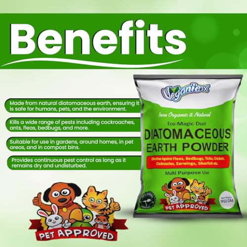 Image of Veganie - x Diatomaceous Earth Powder 100% Pure Organic Naturtal (950gm)