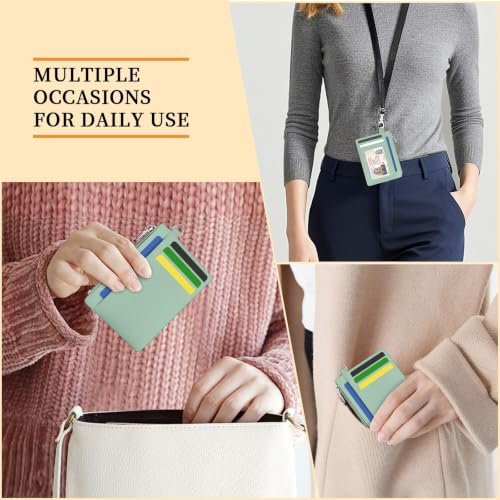 Image of Hancynir Minimalist Small Wallet Women Credit Card Holder, RFID Slim