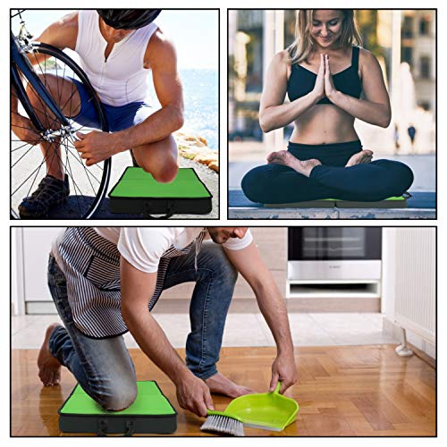 Gonioa Extra Thick Kneeling Cushion Pad, Memory Foam Garden Kneeling Cushion, Portable & Waterproof Garden Kneeler for Gardening, Bath Kneeler for Baby Bath, Knee Mat for Work, Yoga Knee Pads - Thumbnail 2