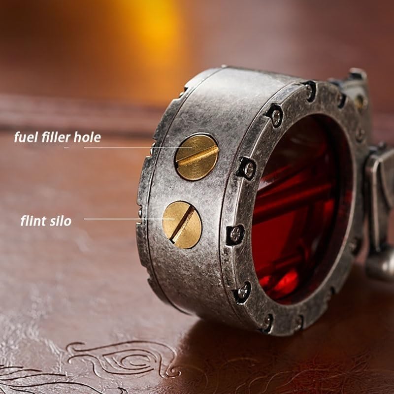 Encendedor Vintage Steampunk Retro Transparente miniatura 3
