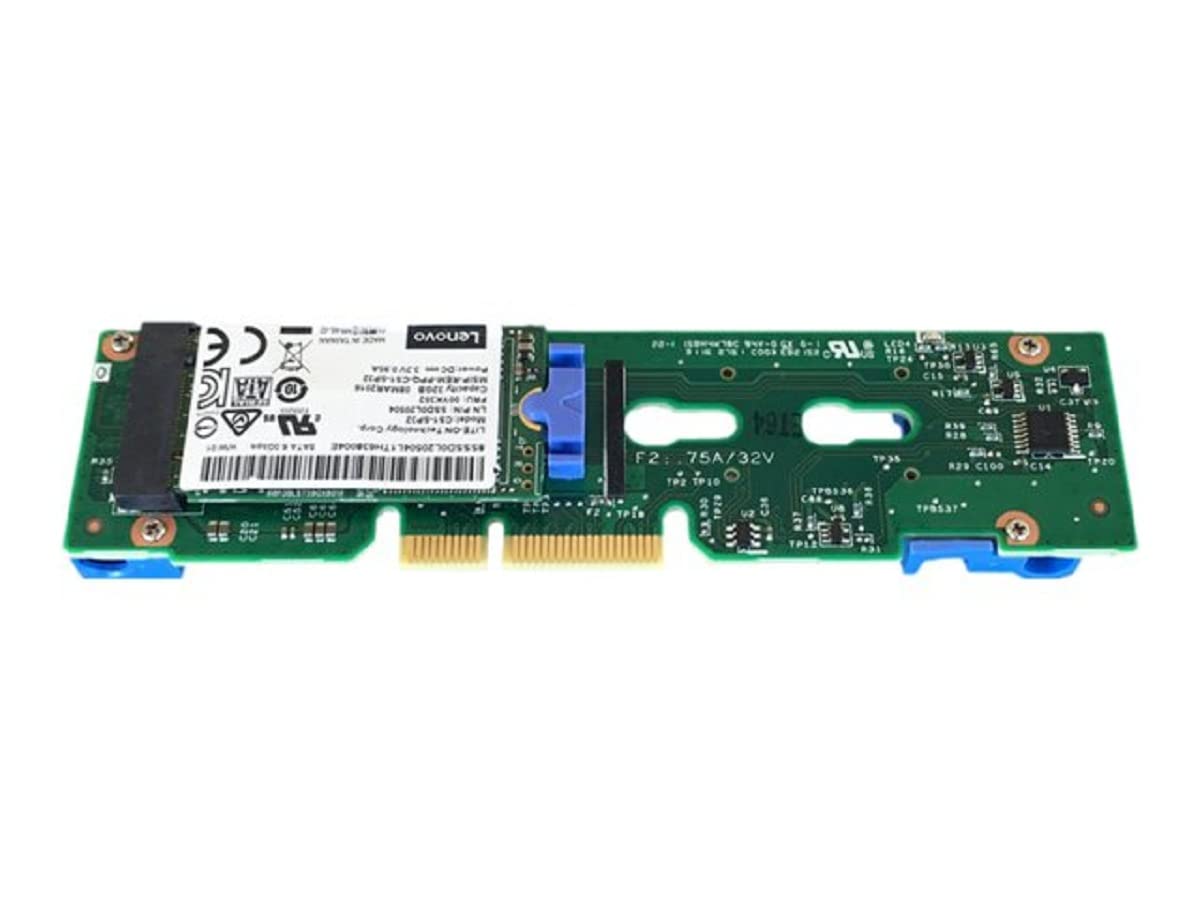 Lenovo 7Y37A01092 ThinkSystem M.2 EnablemENT zestaw, kontroler pamięci do ThinkSystem SD530, SN850 - wielokolorowy