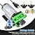 Dreyoo Upgraded 110V AC Water Diaphragm Pressure Pump, 5.5GPM 70PSI Self RV Priming Water Pump with Plug and Switch, Revolution Pump for Water Transfer Pressure Booster Camper with 2 Brass Connectors