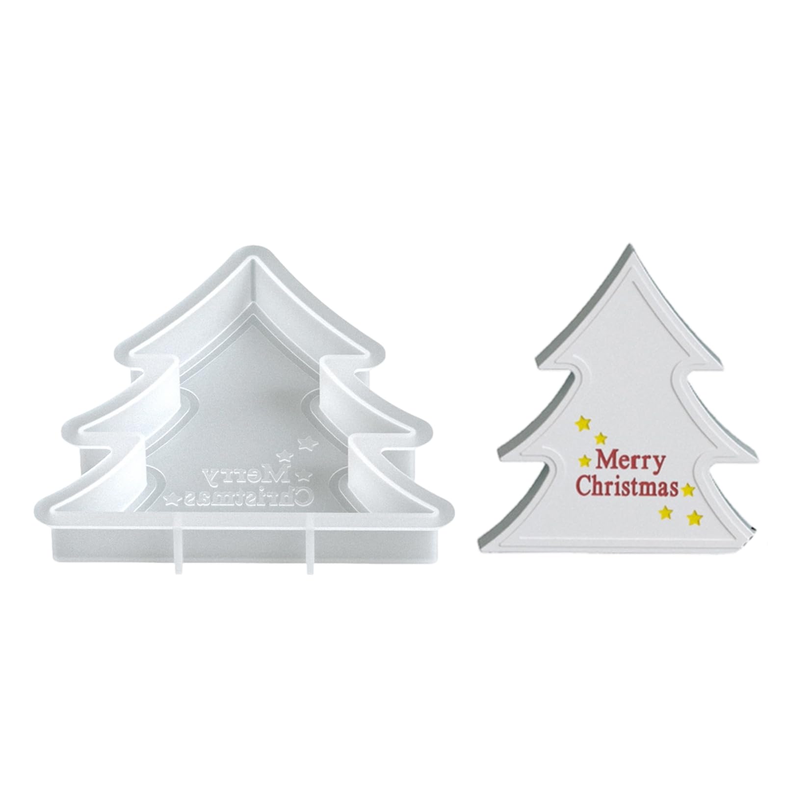 Buxuaaaa Christmas Craft Silicone Molds Set 6 Shape Reindeer Rocking Horse Star Angelic Food Grade Reindeer Rocking Horse Star Molds