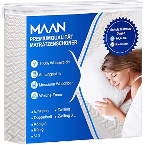 Protector de colchón impermeable y acolchado MAAN Cover