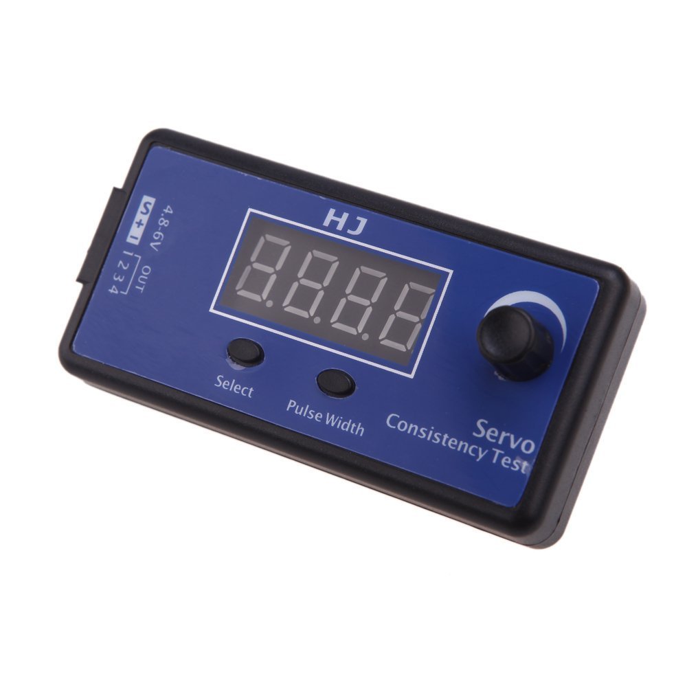 HJ Testeur Servo Numérique Contrôleur de Vitesse de Cohérence ESC pour Hélicoptère RC Avion Voiture Moteur Indicateur d'accélérateur
