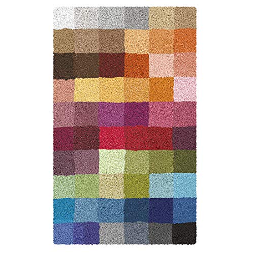 Kleine Wolke Cubetto Bath Mat, Polyacrylic, Multi-Colour, 75 x 120 cm