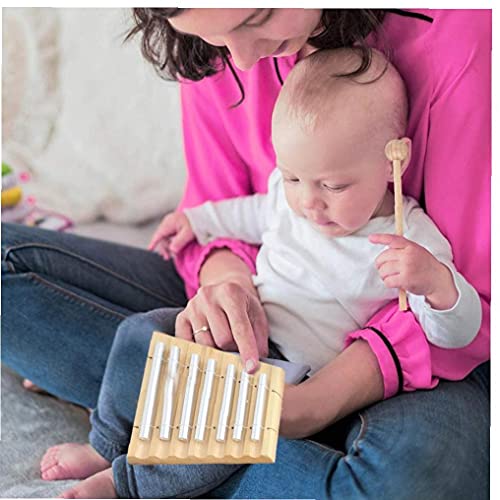 7 Tone Chime Meditatie Chime Trio 7 Tone Percussie Chime Solo Percussie Instrument met Mallet voor Gebed Yoga Oosterse… - Image 6