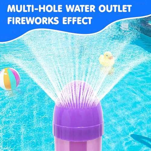 Image of Kidology Fireworks Water Spray Gun for Kids | Pump Action Showerhead Pichkari Toy | Firework Style Water Blaster for Holi Pool Beach Party | Outdoor Summer Water Game Toy for Boys & Girls
