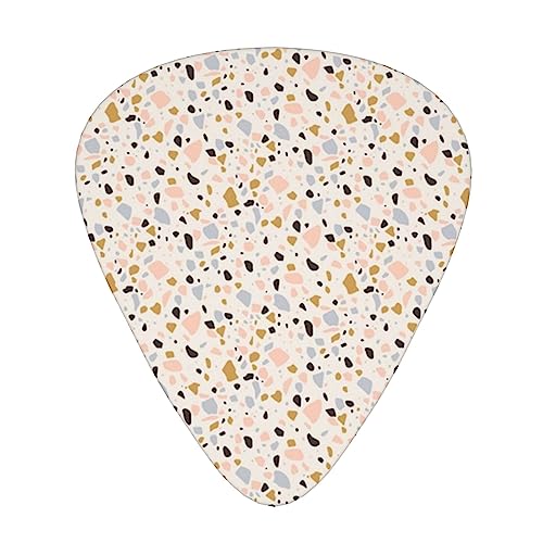 コーラルゴールドテラス ギターピック Guitar Pick 12枚セット ティアドロップ型 エレキギター/アコースティックギター/クラシックギター/ベース等の練習に最適な12枚セット