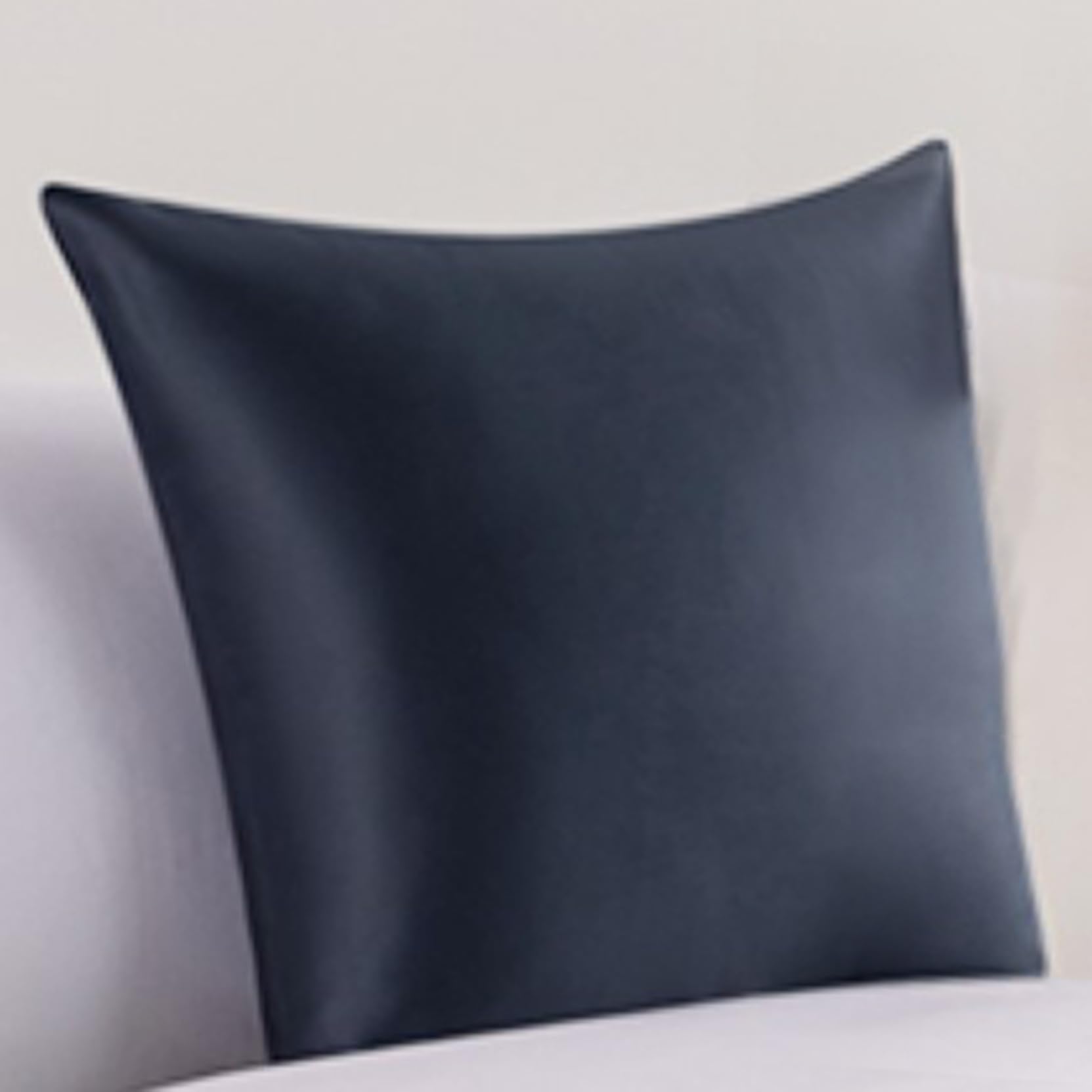 HLASMSPE Matching Cushion Cover for Bed, Pillow Case Car Seat Cushion Case Pillowcase for Sofa Chair, Dark Blue, 45x45cm cushion cover (no core)