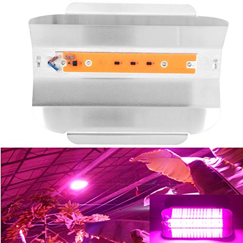 Riuty Luz de Crecimiento, Plantas de Interior COB LED Lámpara de Cultivo de luz de Espectro Completo Crecimiento de lámpara 220V 30W 50W 80W(220V50W)
