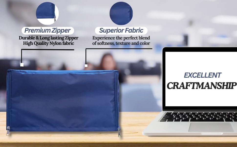 Image of VONBAER Dust Proof Washable Chain Printer Cover for Epson L8050 EcoTankTank Printer - Blue