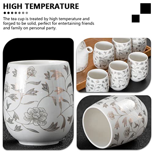 UPKOCH 2 pçs xícara de chá chinesa de cerâmica ocupada xícaras de chá do Japão porcelana asiática se