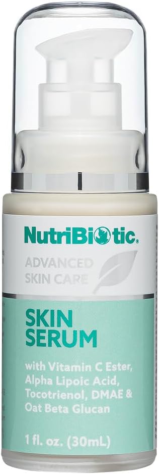 Skin Serum, 1 Fl Oz | with Nutrients Oat Beta Glucan, Alpha Lipoic Acid, Vitamin C Ester, Tocotrienols & DMAE | Super Concentrated to Support Healthy Skin | Vegan & Paraben Free