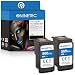 Produktbild NINETEC EcoLonglife XXL 2er Set Patronen kompatibel mit Canon PG-560XL PG560 Black je 30ml | 300% mehr Inhalt! | Canon Pixma TS 5300 Series 5350 5350 Series 5351 5352 5353 7400