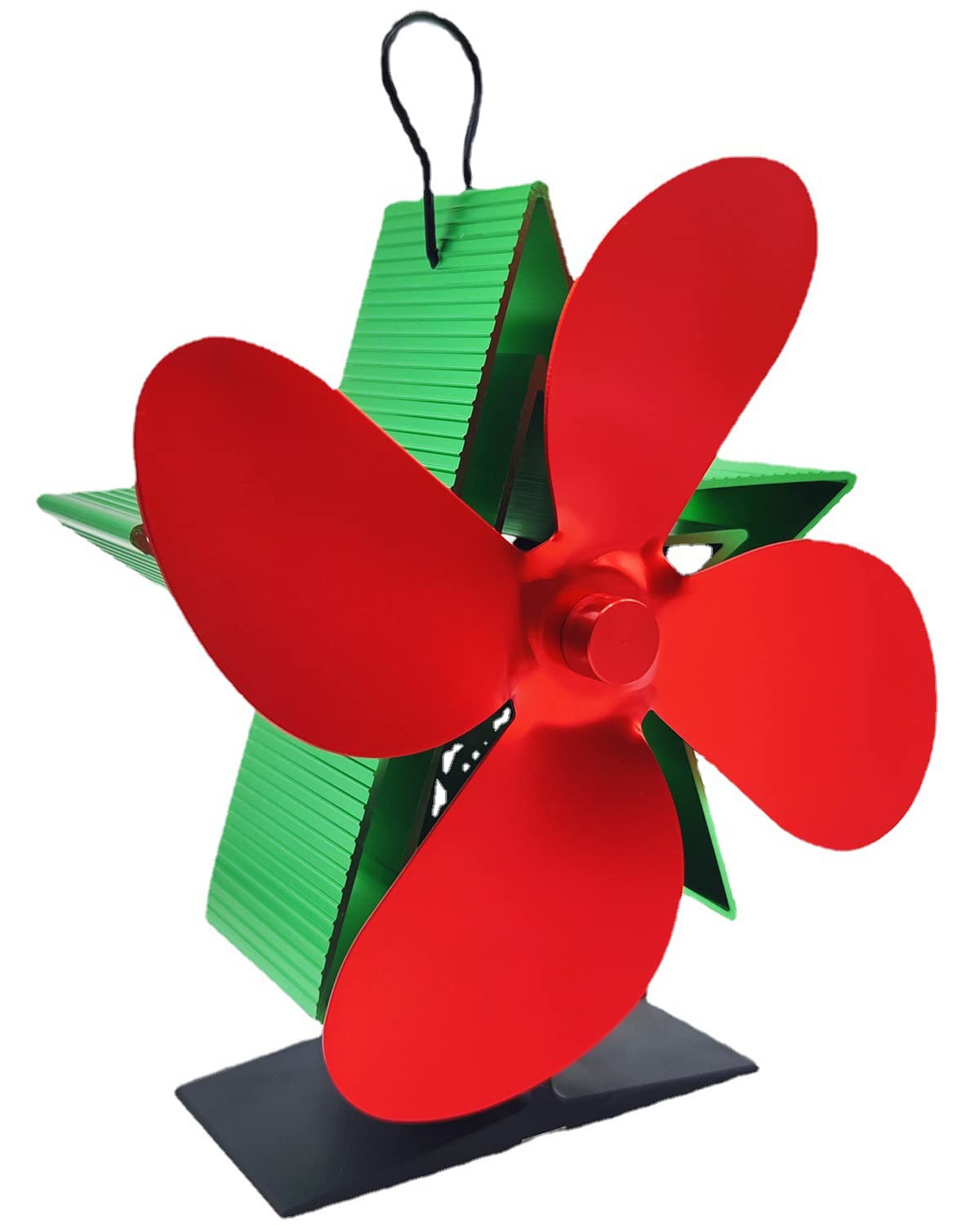 Ventilateur de poêle écologiquement conçu avec thermomètre de poêle