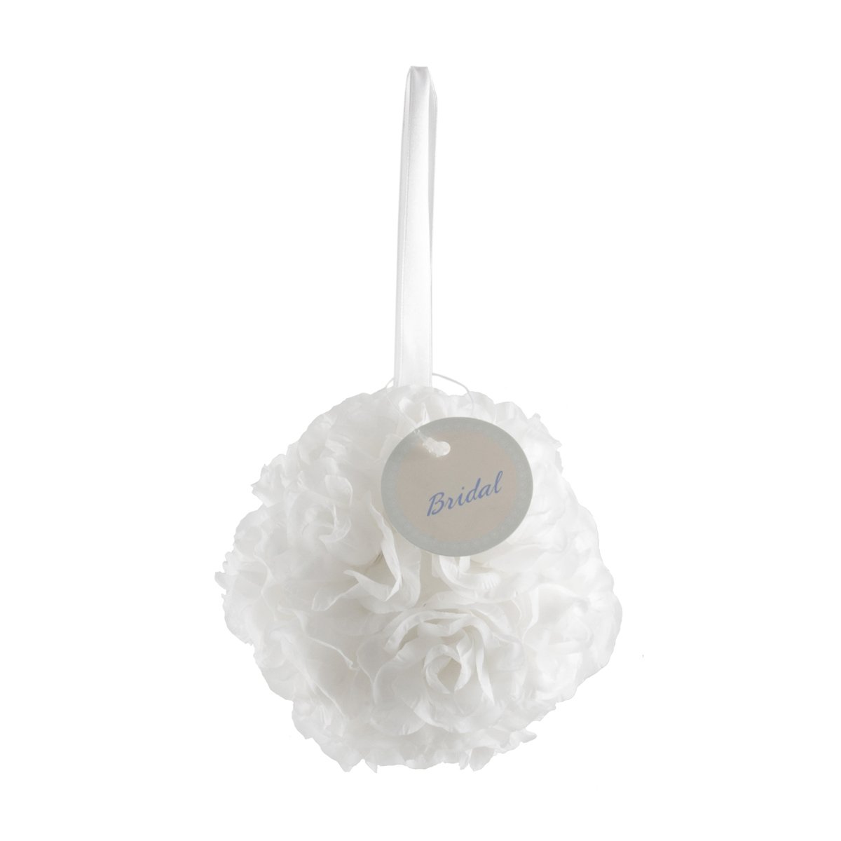 Bridal & Occasions - Bulk White 13Cm Artificial Rose Ball/Pomander In