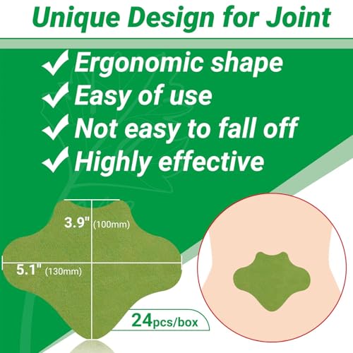 Image of ishancare Back Patches, 24 Count Long Lasting Heat Patches, 8 Hour Deep Hot for Knee, Back, Neck, Shoulder, Muscle, Joint
