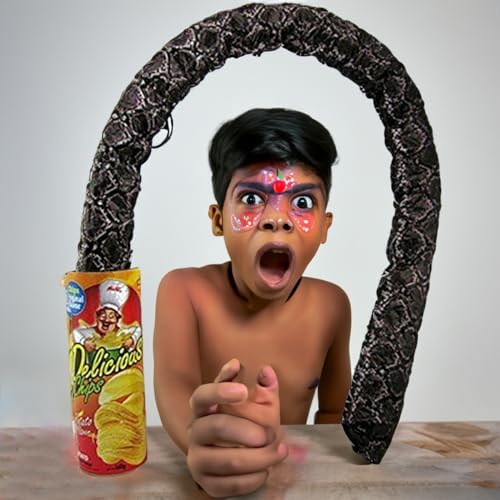 Image of ARTBOX Plastic Snake Gags And Pranks Box (Medium, Multicolor), Kid