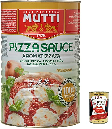 Mutti - Salsa aromática para pizza (4,1 kg, 400 g)