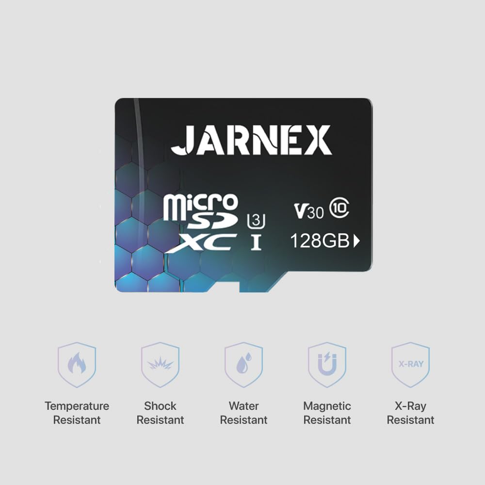 Scheda di memoria Micros SD, scheda microSDXC video ad alta resistenza, classe 10, U3, V30, 4K UHD-I, scheda TF flash ad alta velocità per smartphone/fotocamera/tablet/computer/drone/console di